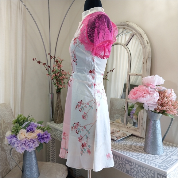 🍒NWT🍒 LIQUORISH ORIENTAL INSPIRED MINI DRESS - Picture 10 of 11